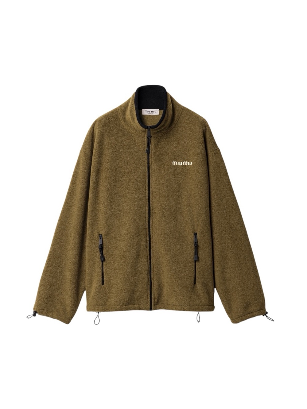 Miu Miu Fleece zipper jacket It36